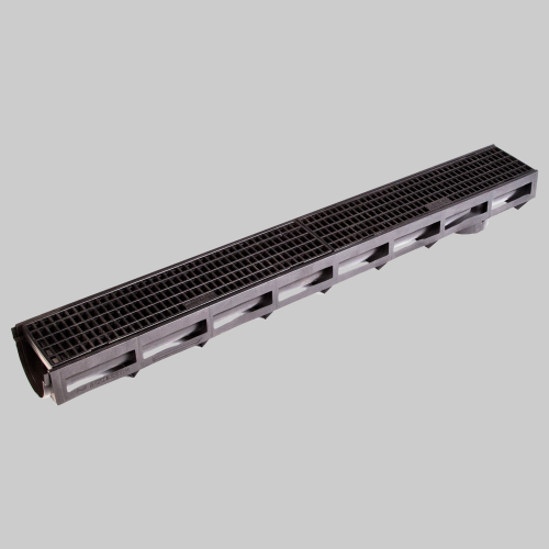 Лоток AQUA-TOP DN 90 H100 с пластиковой решеткой А15
